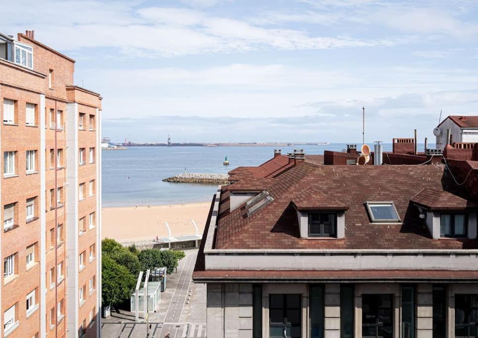 Myhousespain - Moderno Piso Frente Al Mar Gijón Eksteriør bilde