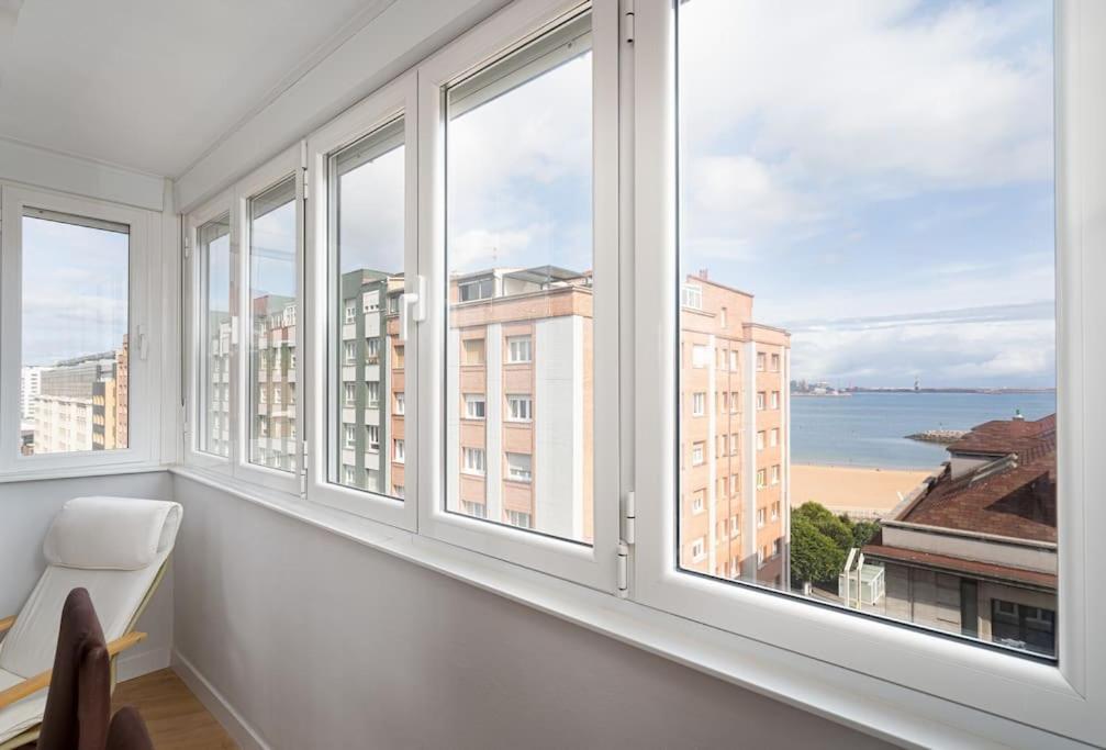 Myhousespain - Moderno Piso Frente Al Mar Gijón Eksteriør bilde